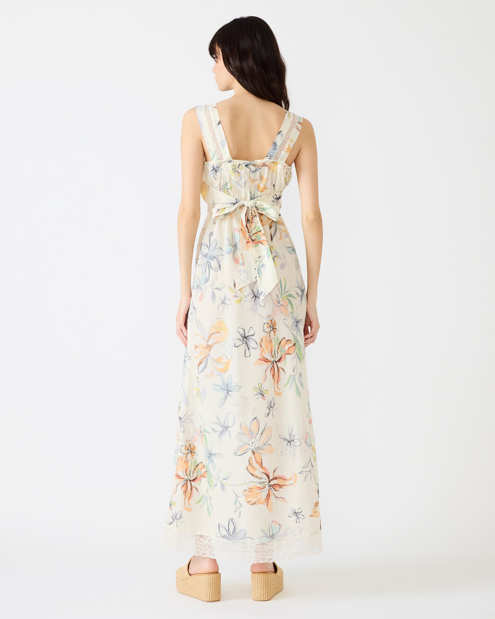 ALEXUS DRESS VINTAGE IVORY